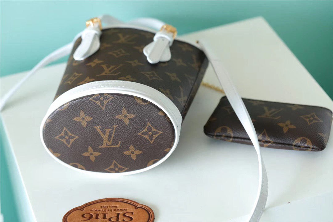 Top Quality Nano Bucket Bag Monogram For Women Brown 6.7in/17cm Top Quality M81489
