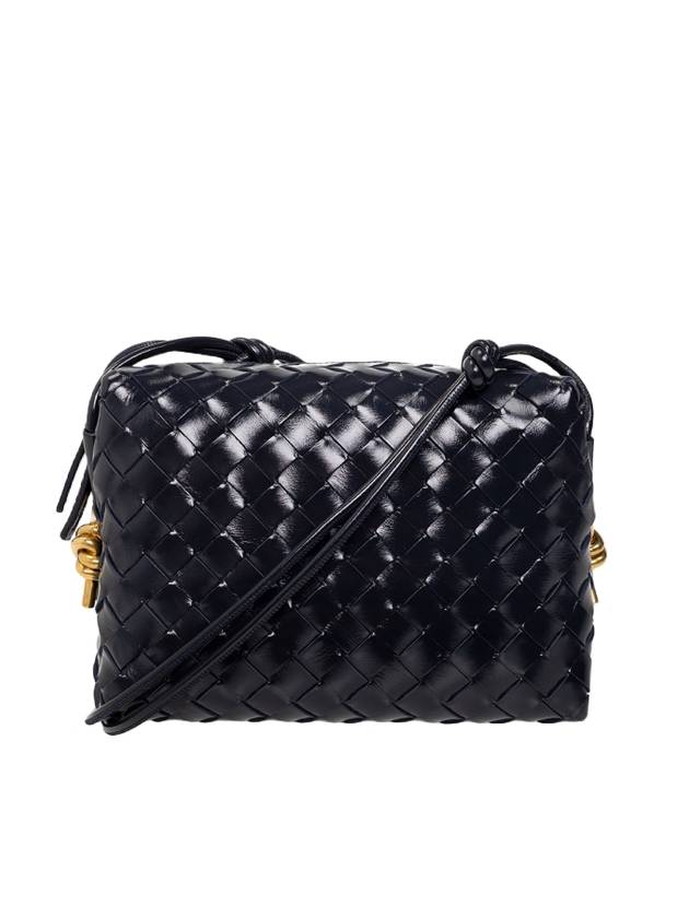 Luxury Bottega Veneta Intrecciato Small Leather Shoulder Bag Black