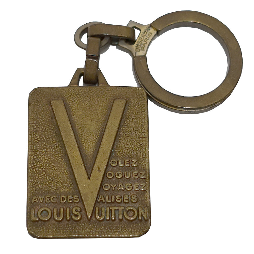 Louis Vuitton Key Her Martier MALLTIER DEPUIS 1854   LV logo Gold Mecca GP  Small s Collections Only