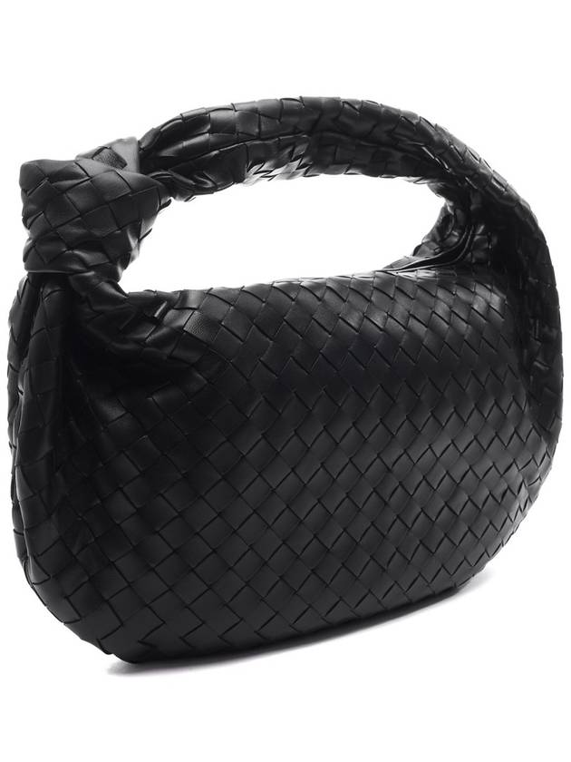 Luxury Bottega Veneta Intrecciato Jody Small Shoulder Bag Black
