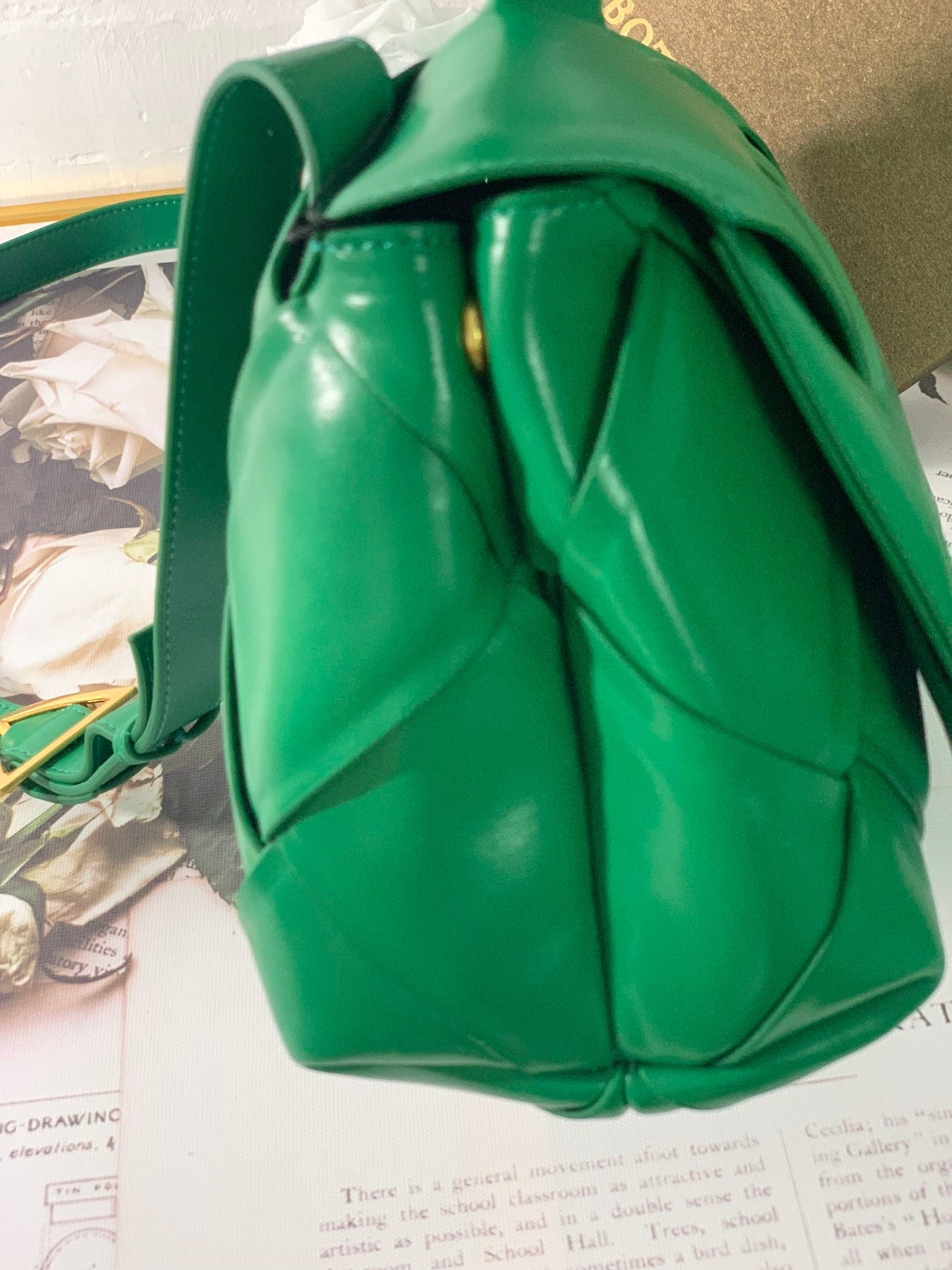 Top Quality Handle Bag Green, For Women, Bags 11.4in/29cm