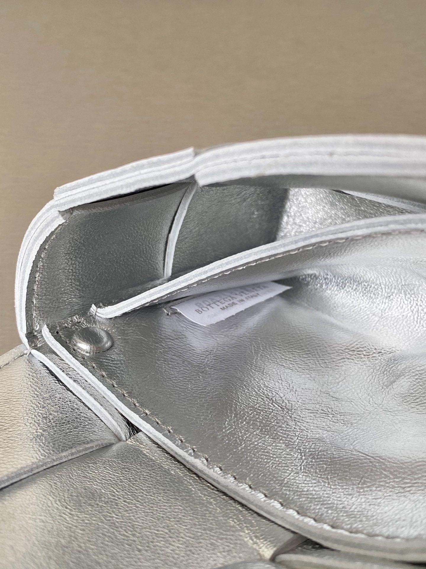 Top Quality Mini Cassette Crossbody Bag Silver, For Women, Bags 6.9in/17.5cm