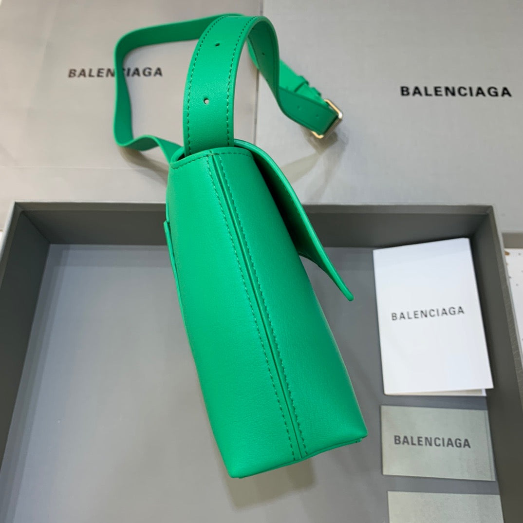 Top Quality Downtown XS Shoulder Bag In Green, For Women,  Bags 10in/25cm