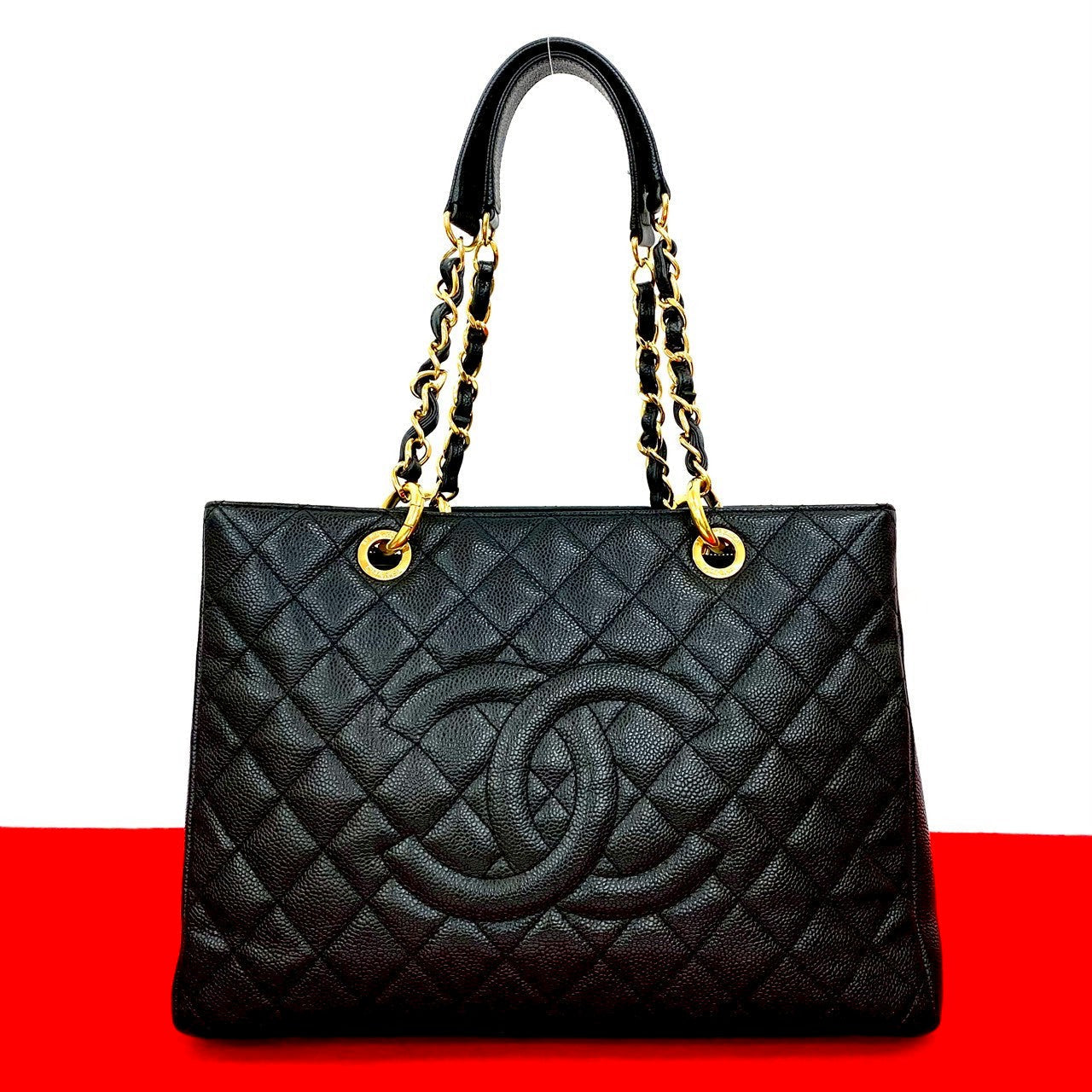 Chanel Matelassé Caviar Skin Tote Bag