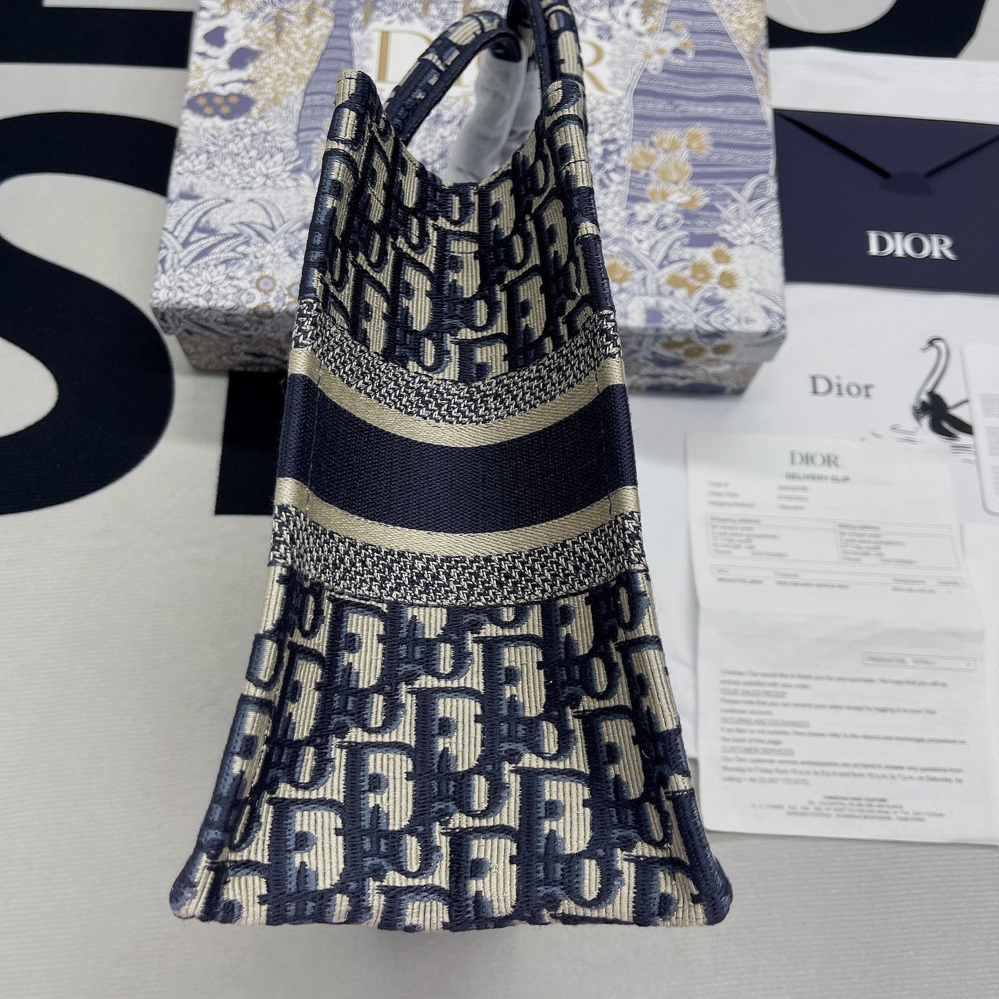 Top Quality Small Book Tote Blue, For Women, Womens Handbags 26.5cm/10.5in CD M1265ZRIW_M928