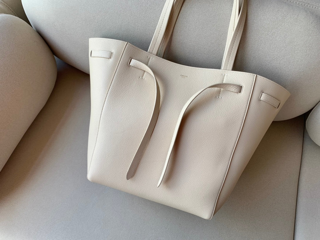 Top Quality Small Cabas Phantom In Soft Grained Beige For Women 12in/31cmÂ 