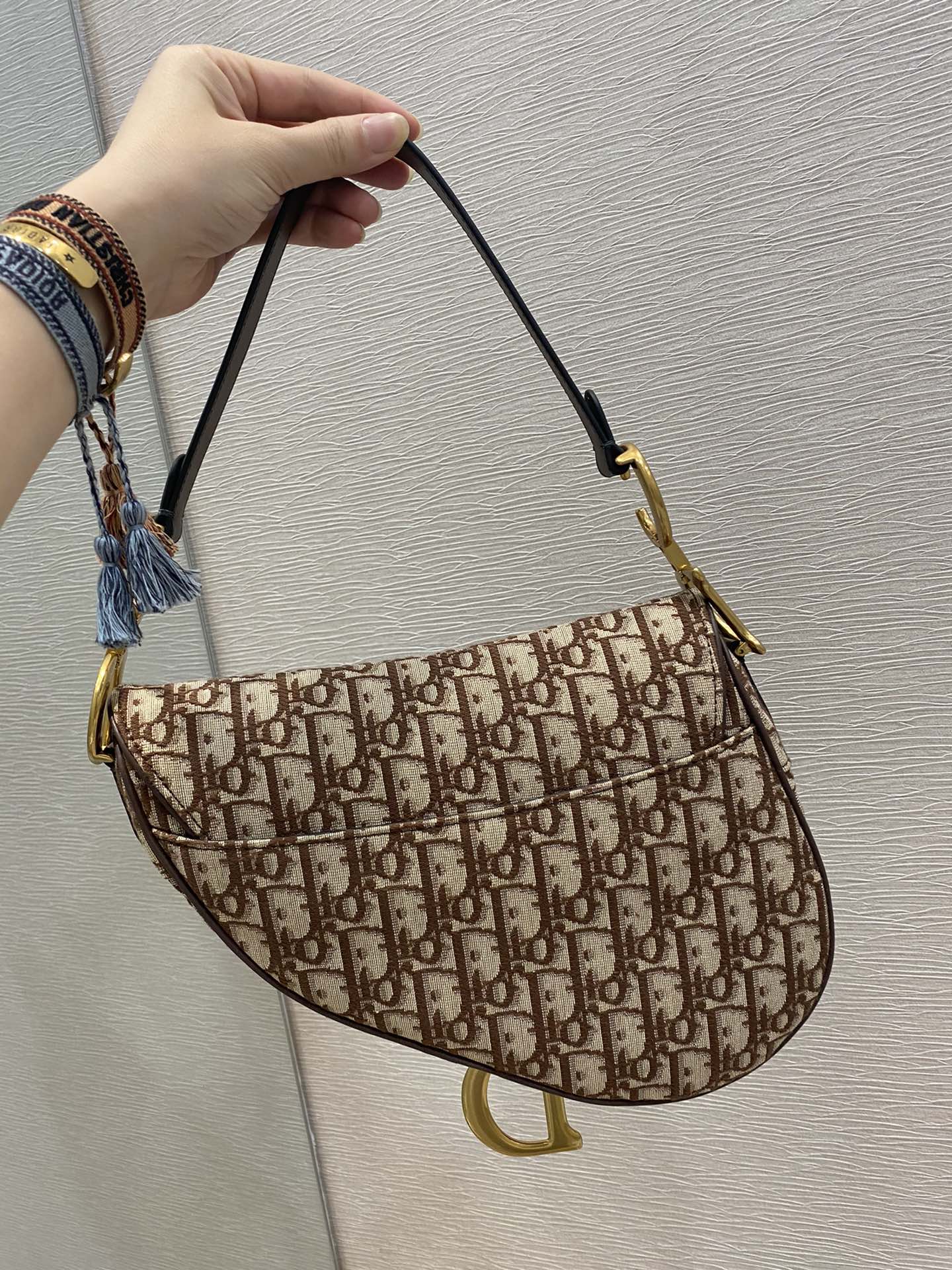 Top Quality Saddle Bag Brown For Women 10in/26cm CD