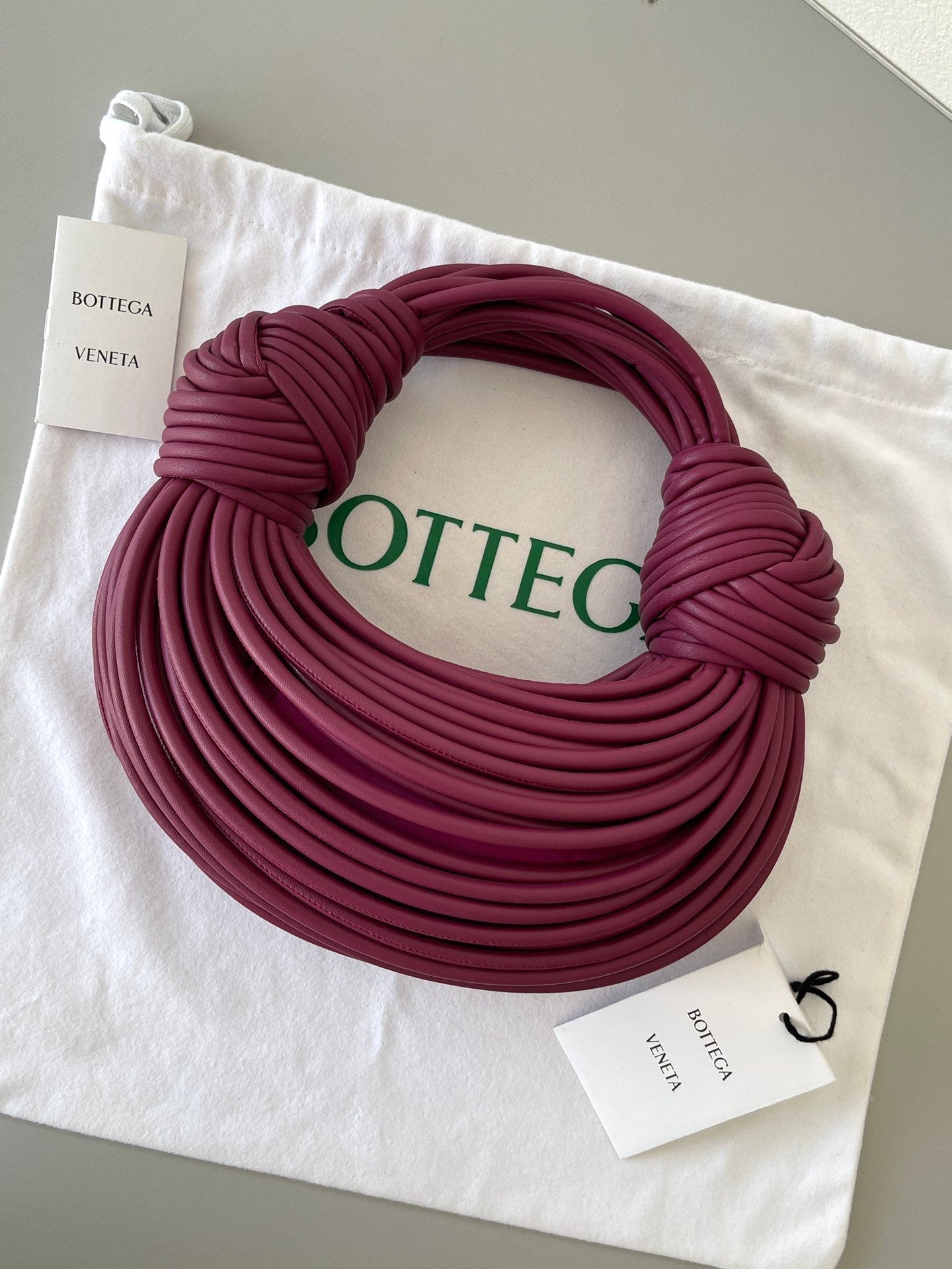 Top Quality Double Knot Purple, For Women, Bags 9.8in/25cm