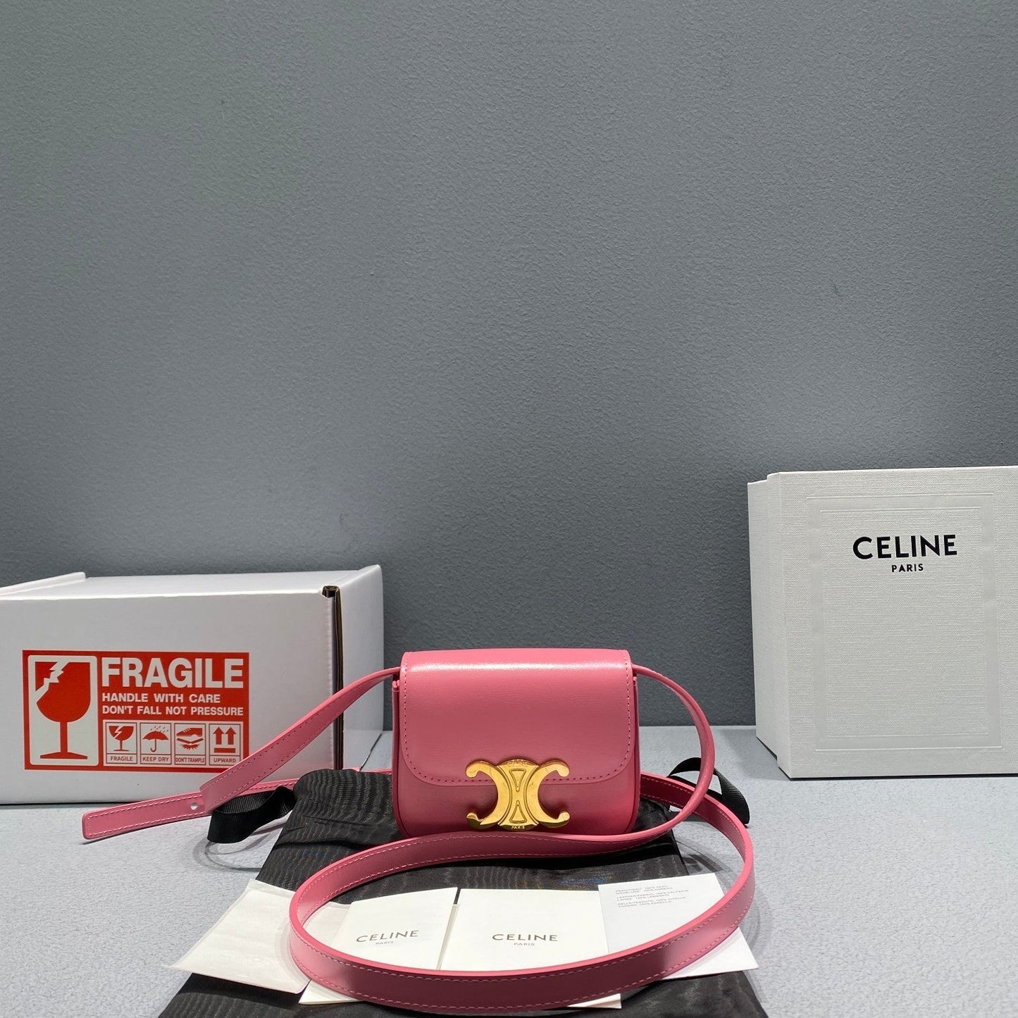 Top Quality Teen Triomphe Bag PiNike For Women 7in/19cm