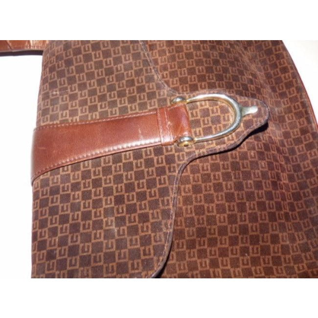 Gucci   Shades Of Brown In Leather Suede With Square G Logo