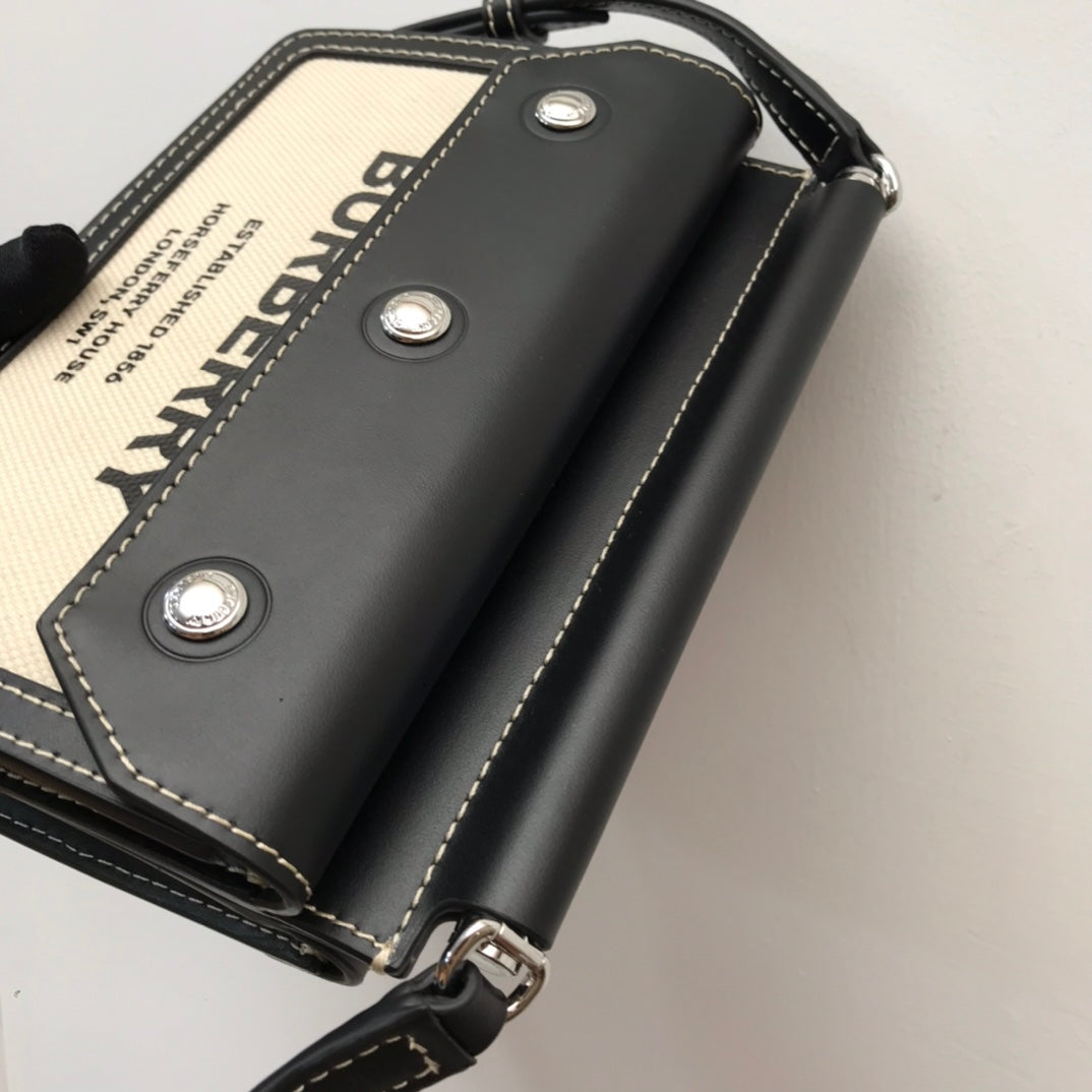 Top Quality Mini Horseferry Print Title Bag With Pocket Detail For Women, Bags 7.5in/19cm