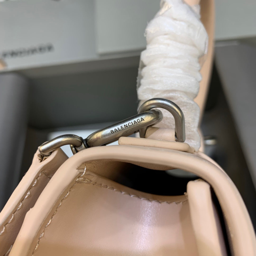 Top Quality Hourglass XS Handbag In Beige, For Women,  Bags 7.4in/19cm