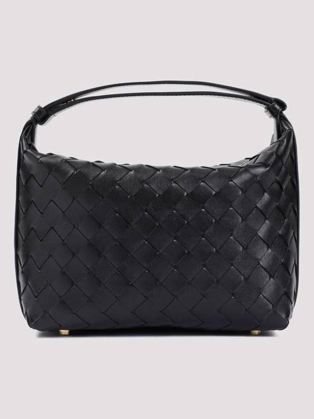Luxury Bottega Veneta Intrecciato Small Leather Shoulder Bag Black