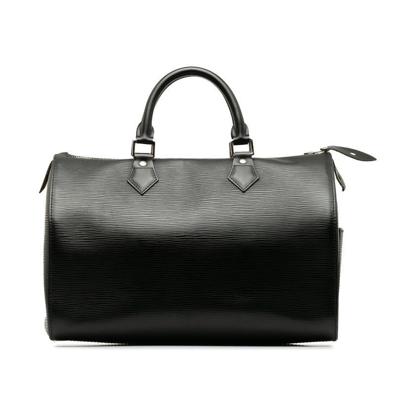 Louis Vuitton Epic Speed 30 Handbag Mini Boston Bag M59022 Noir Black Leather Lady Louis Vuitton