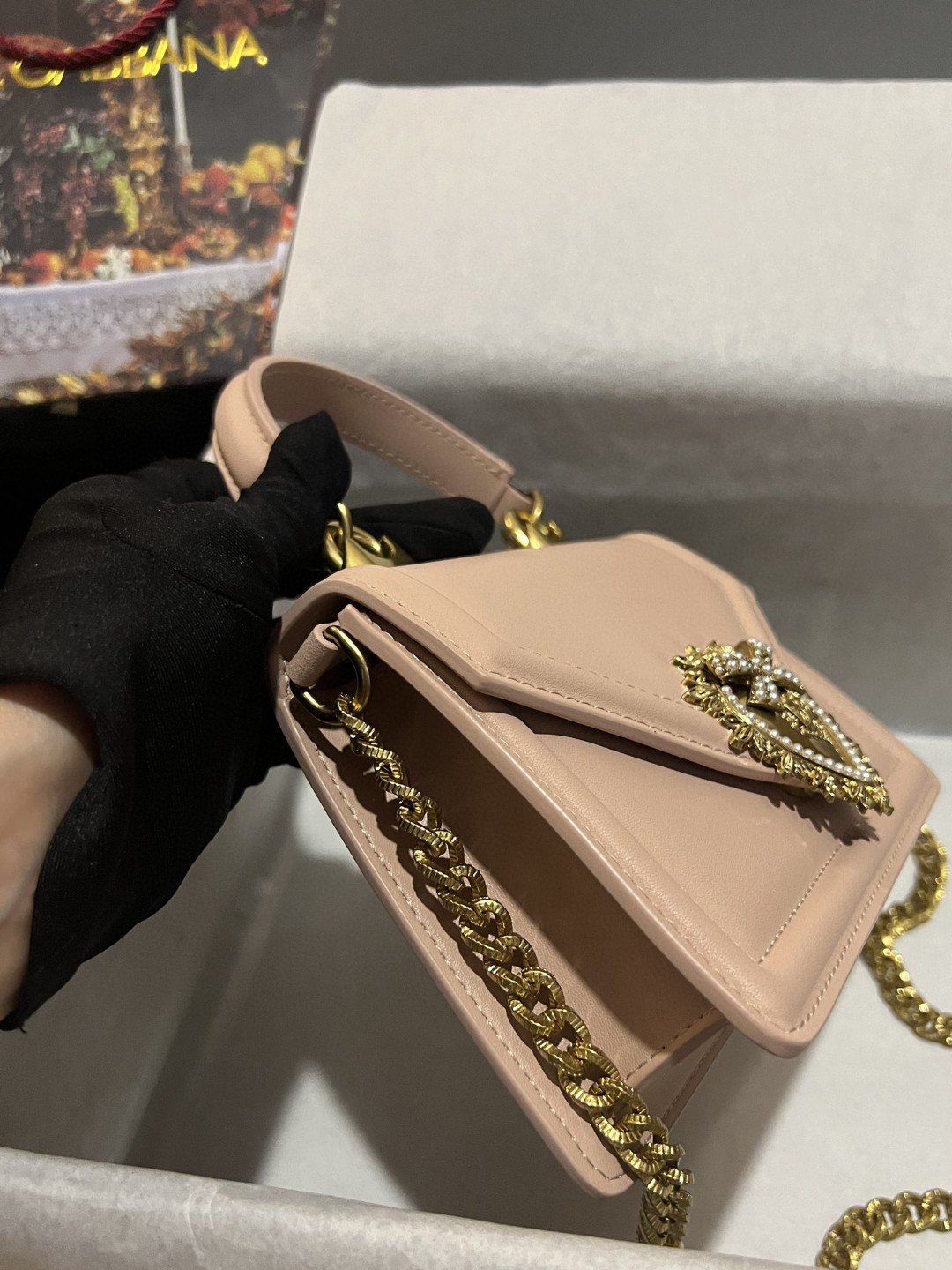 Top Quality Small Devotion Bag In Plain Pale Pink For Women 7.5in/19cm Top Quality Top Quality6711AV89380412