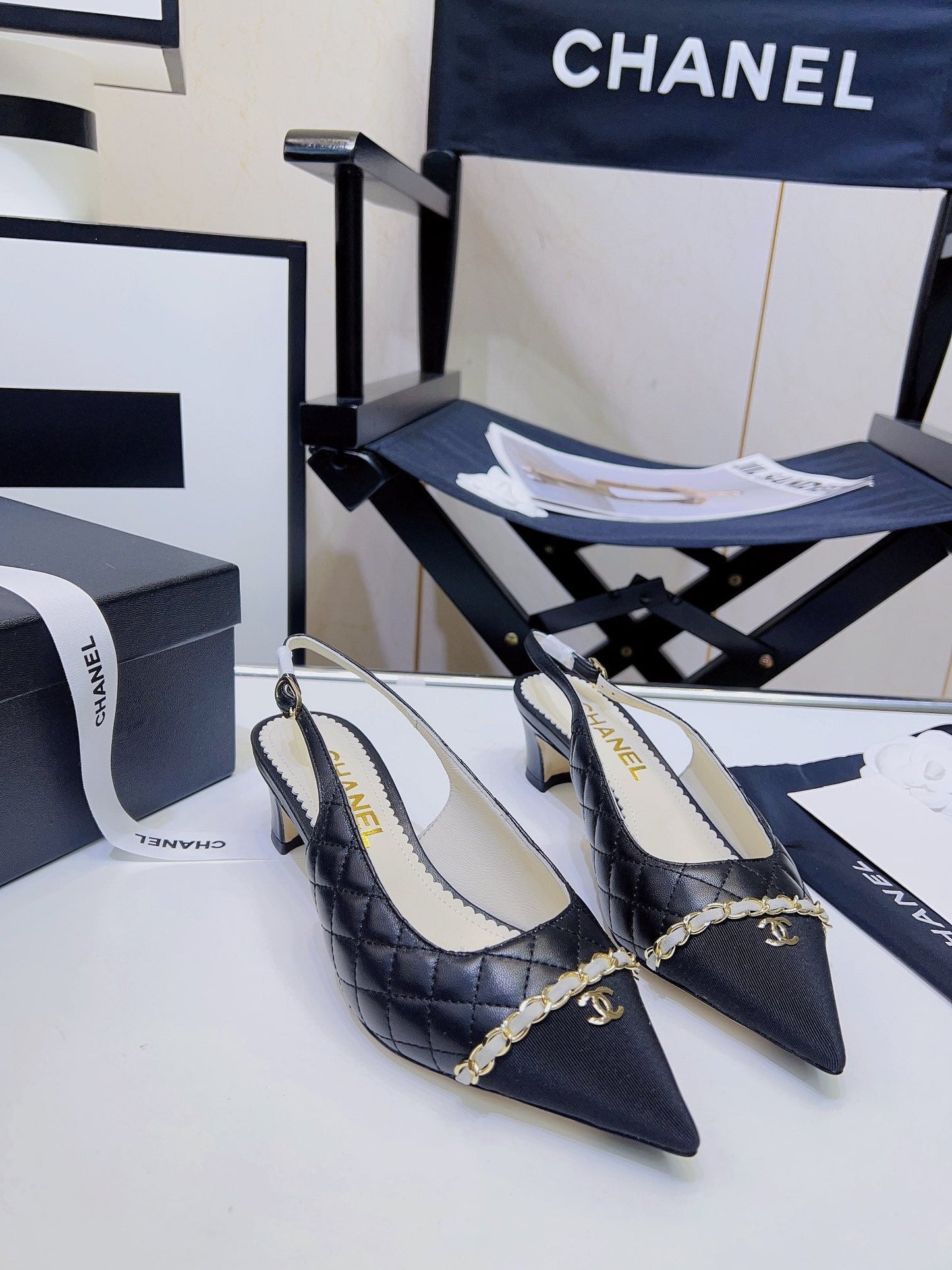 New 1:1 rep CHL High Heel Shoes 019
