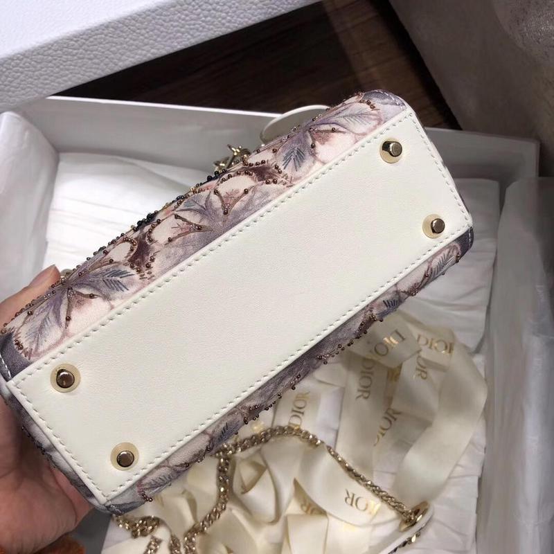Top Quality MeTop Qualityum Lady JarTop Qualityn De MiTop Quality Bag Multicolor Beige Black For Women 9.5in/24cm CD