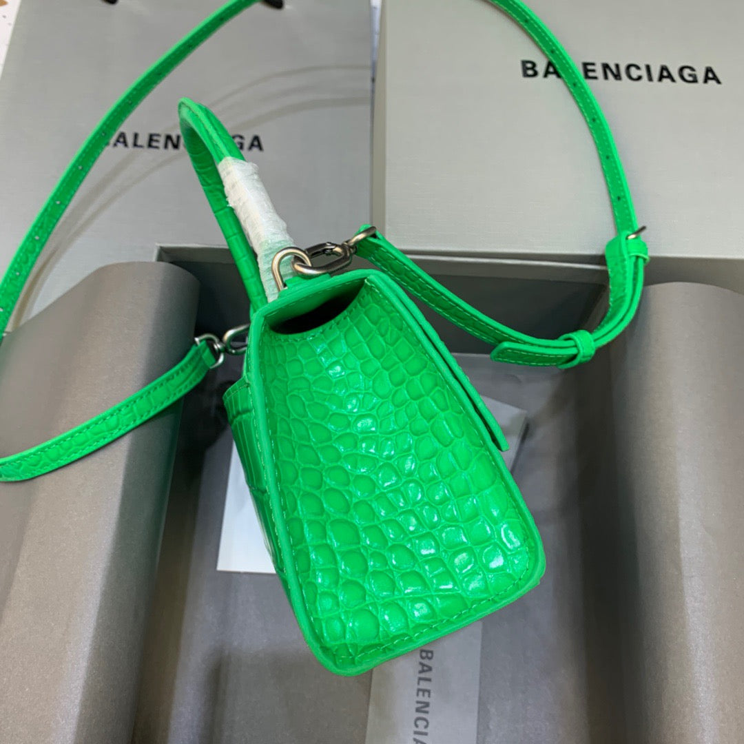 Top Quality Hourglass XS Handbag In Bright Green, For Women,  Bags 7.4in/19cm 5928331U6AK3809