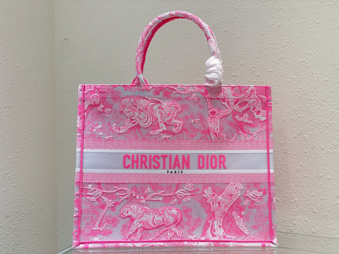 Top Quality Large Book Tote Pink, For Women, Womens Handbags 16.5in/42cm CD M1265ZRVJ_M956