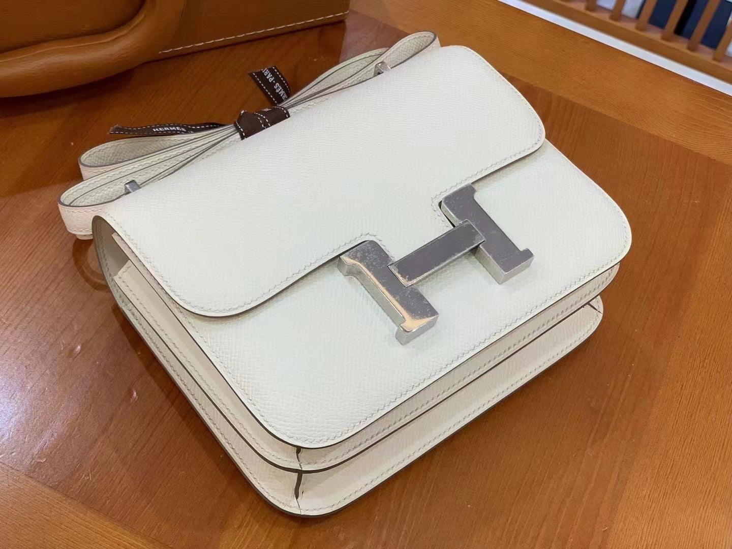 Top Quality Constance 23 Epsom White For Women, Handbags, Shoulder Bag 9in/23cm