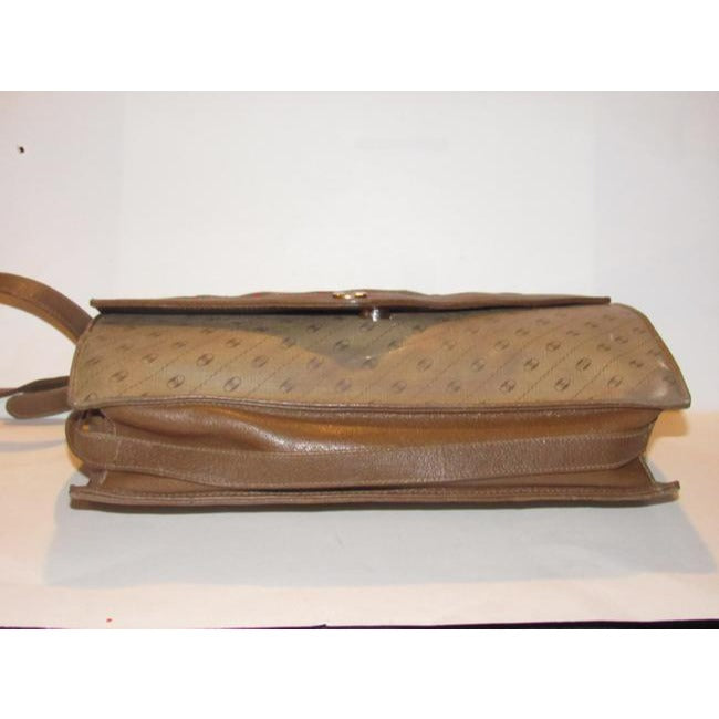 Gucci   Coated Canvas Leather In Browns With Red Green Accent