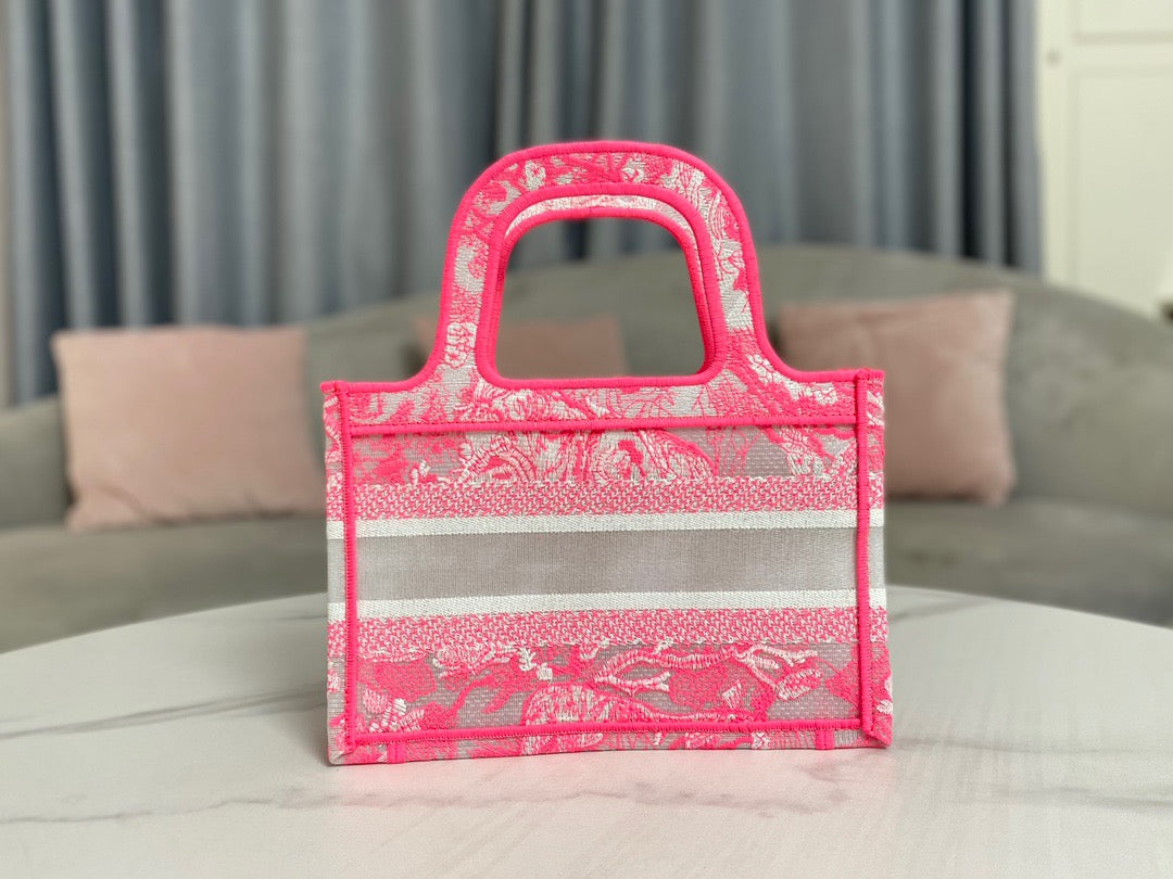 Top Quality Mini Book Tote Pink, For Women, Womens Handbags 22.5cm/9in CD S5475ZRVJ_M956