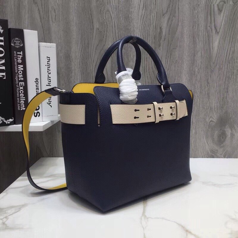 Top Quality Small Triple Stud Belt Bag Blue For Women, Bags 14in/36cm