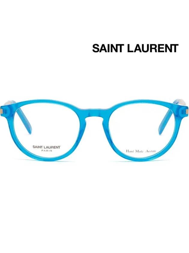 Luxury Saint Laurent Trending 2025 Eyewear Metal Eyeglasses Blue