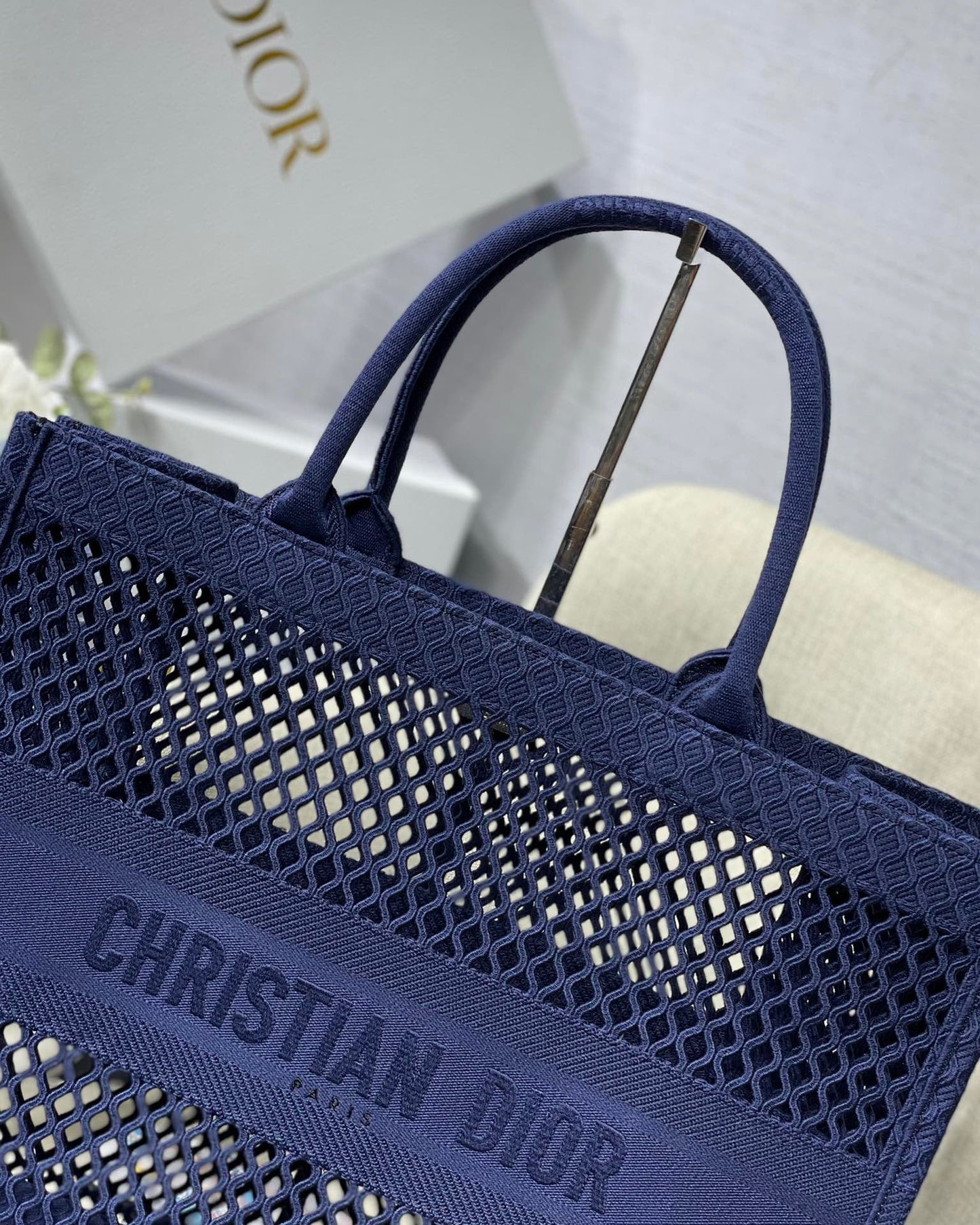 Top Quality Large Book Tote Blue, For Women, Womens Handbags 16.5in/42cm CD