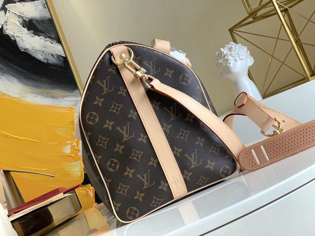 Top Quality Keepall Bandouliere 45 Monogram Canvas For Women,  Travel Bags 17.7in/45cm Top Quality M41418