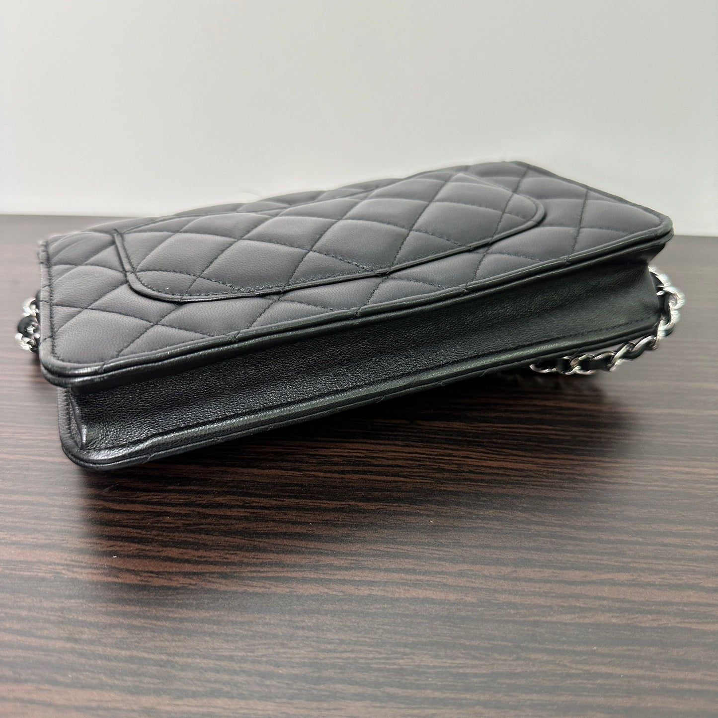 Chanel Classic Wallet On Chain w/Tags - Black Crossbody Bags, Handbags LB119362