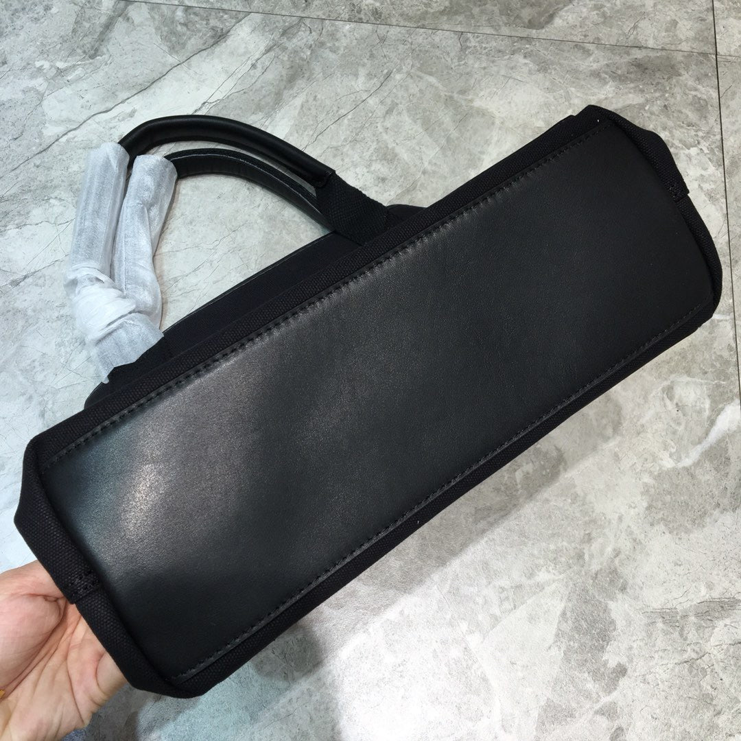 Top Quality Navy XS Tote Bag In Black And White, For Women,  Bags 12.6in/32cm
