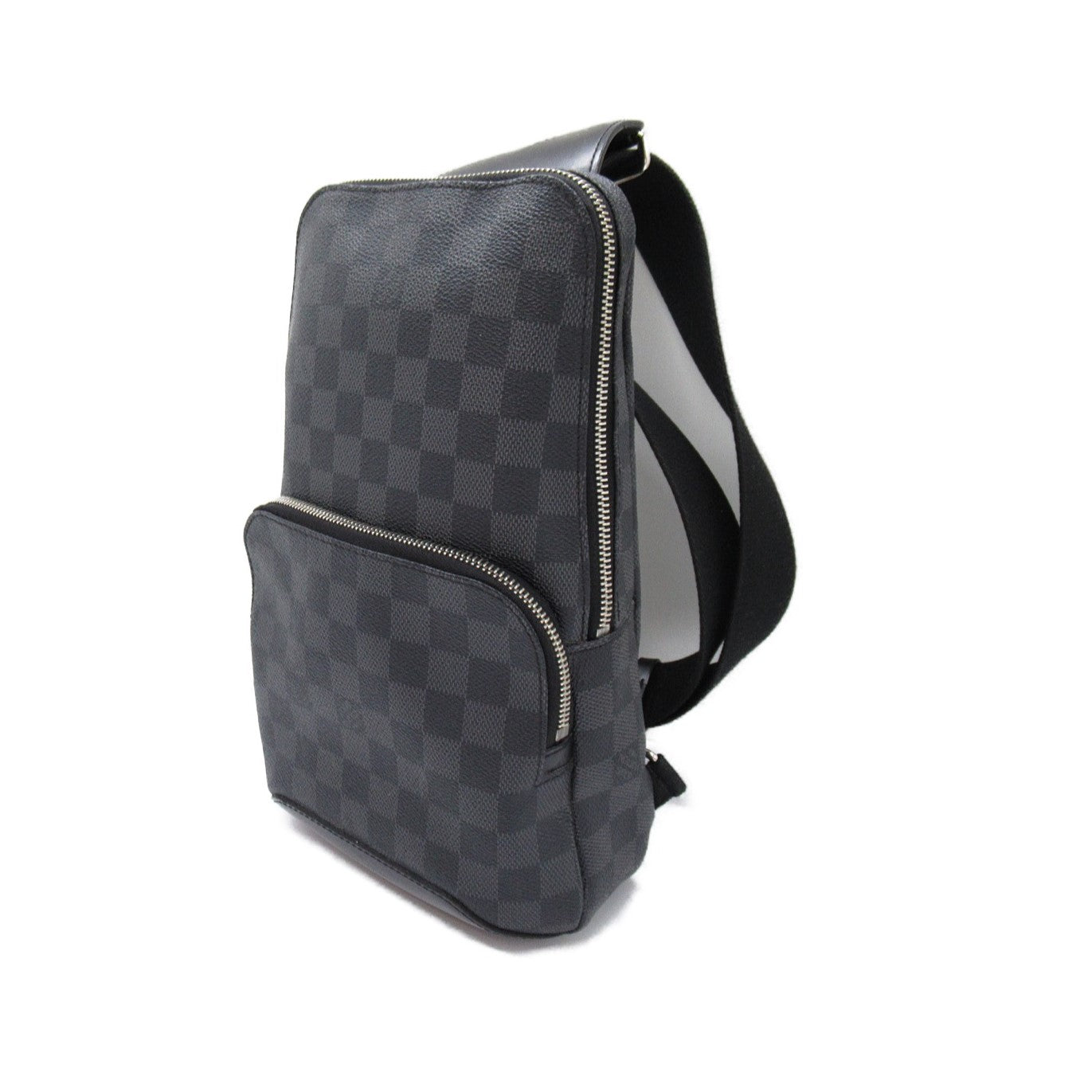 Louis Vuitton Avenue Sling Bag Shoulder Bag Shoulder Bag PVC Coated Canvas Damier Graphite  Grey N41719
