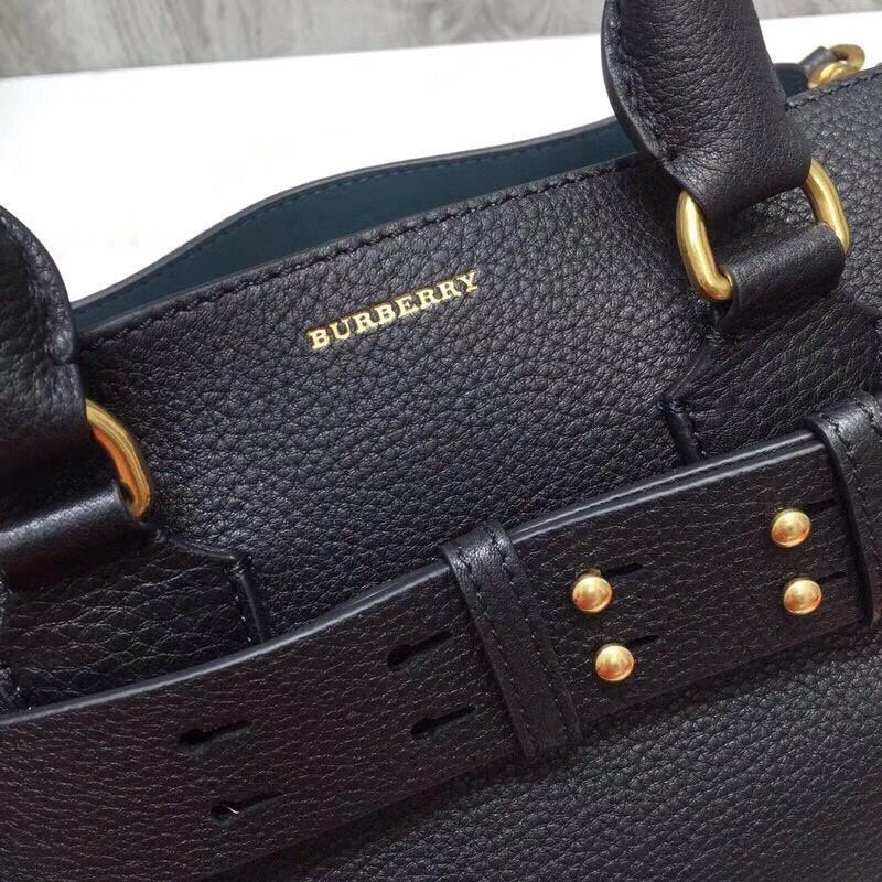 Top Quality Small Triple Stud Belt Bag Black For Women, Bags 14in/36cm