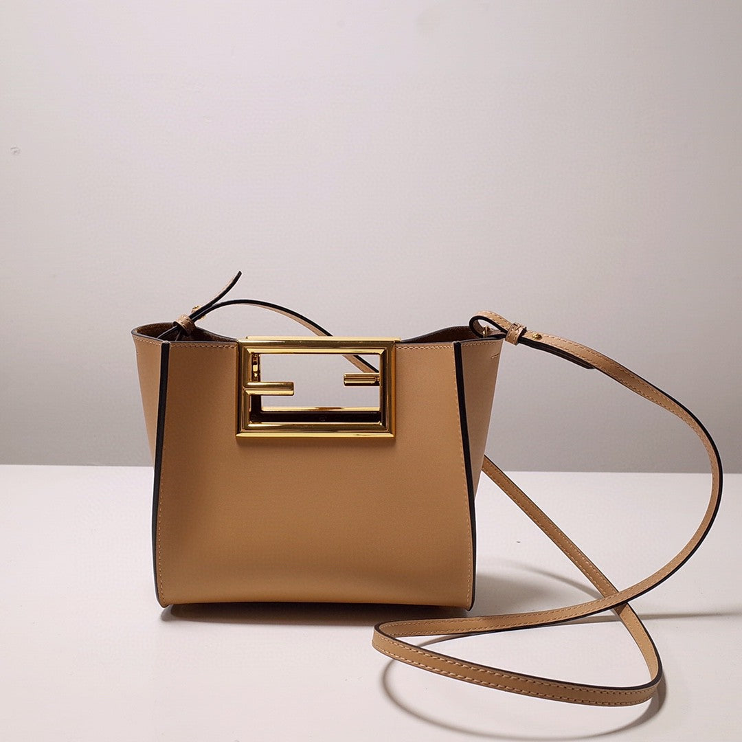 Top QualityTop Quality Way Beige Black Bag For Woman 17.5cm/7in