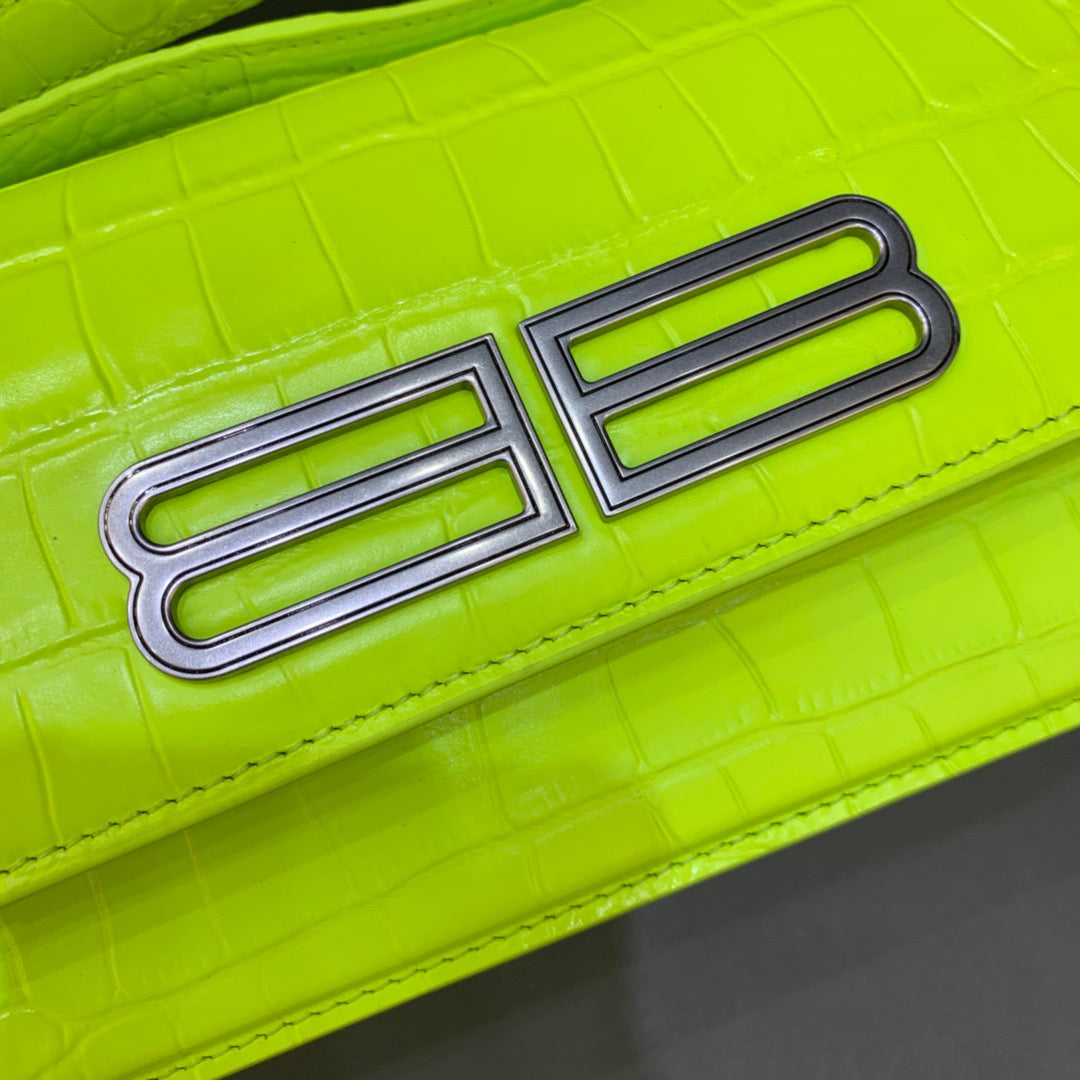 Top Quality Gossip Small Shoulder Bag Green Neon, For Women,  Bags 9.1in/23cm