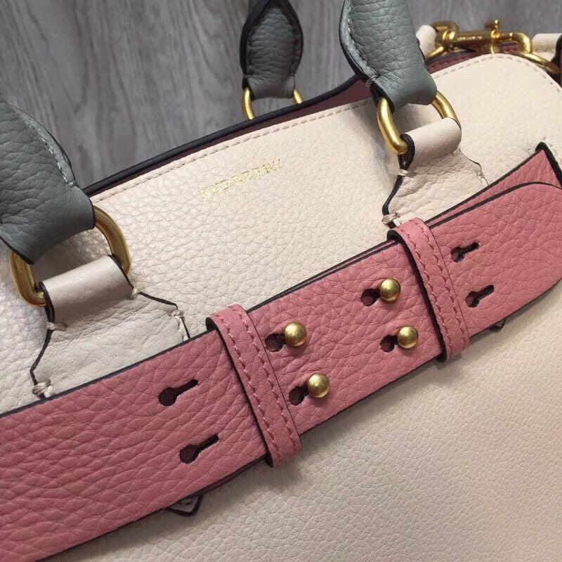 Top Quality Small Triple Stud Belt Bag Cream For Women, Bags 14in/36cm