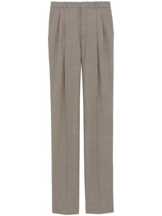 Luxury Saint Laurent Trending 2025 Straight Pants 780236 Y1I25 1506 NEUTRANS