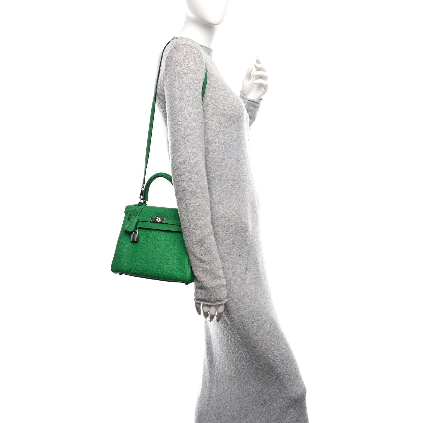 Hermes Togo Kelly Retourne 25 Bambou