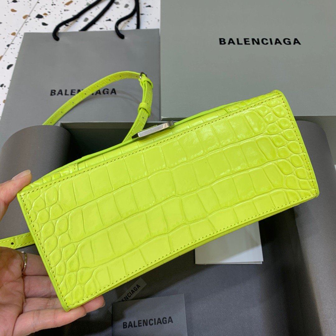 Top Quality Hourglass Small Handbag In Light Green, For Women,  Bags 9in/23cm