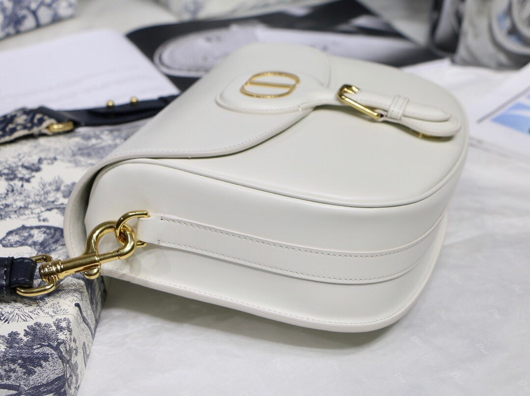 Top Quality Large Bobby Bag White For Women 10.5in/27cm CD M9320UMOB_M941