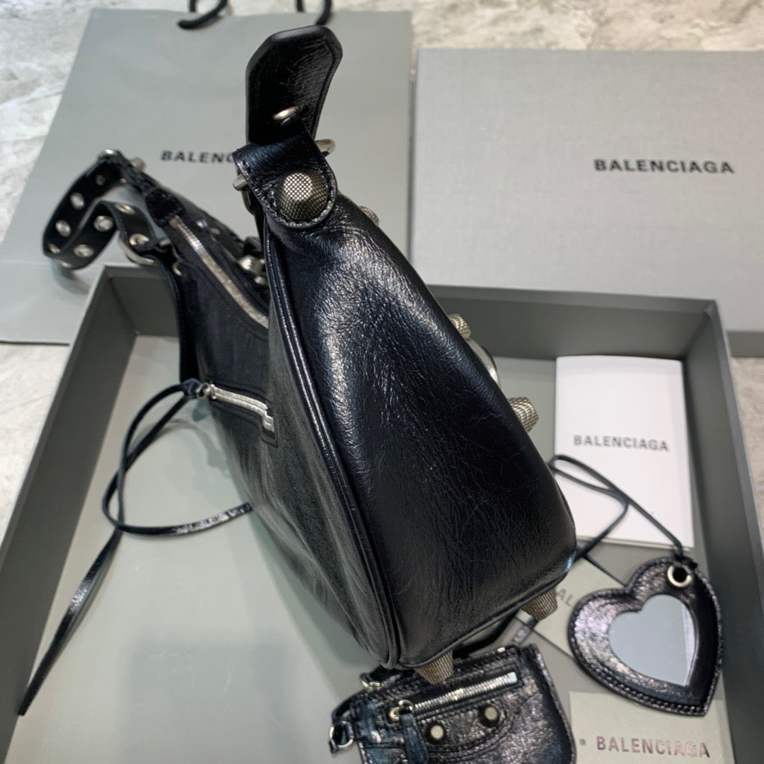 Top Quality Le Cagole XS Shoulder Bag In Black, For Women,  Bags 13in/33cm