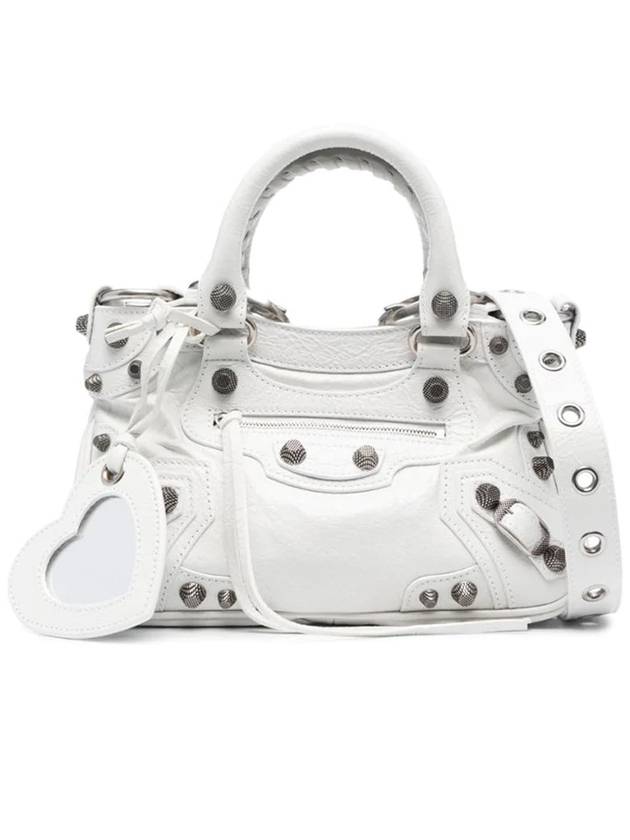 Luxury Balenciaga Trending 2025 Neo Cagole Small Tote Bag White