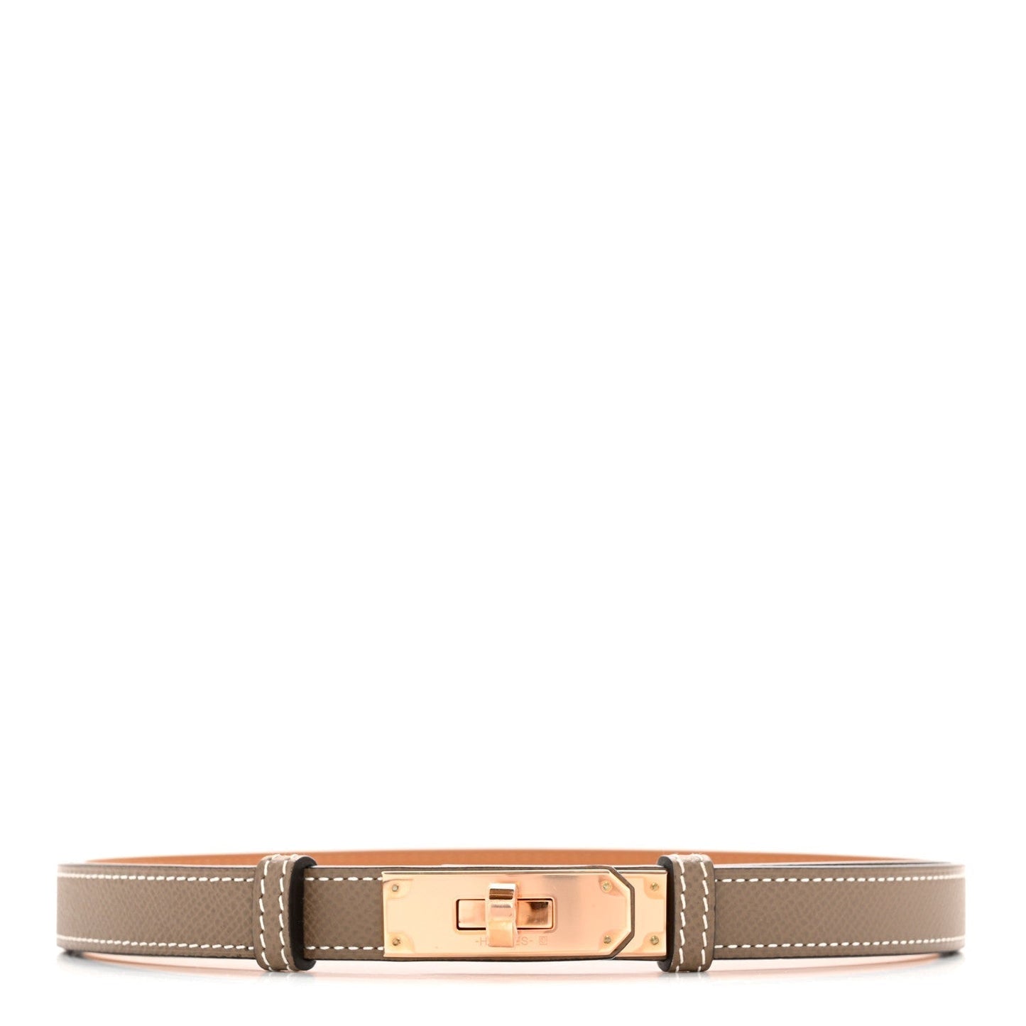 Hermes Epsom Kelly Belt Etoupe
