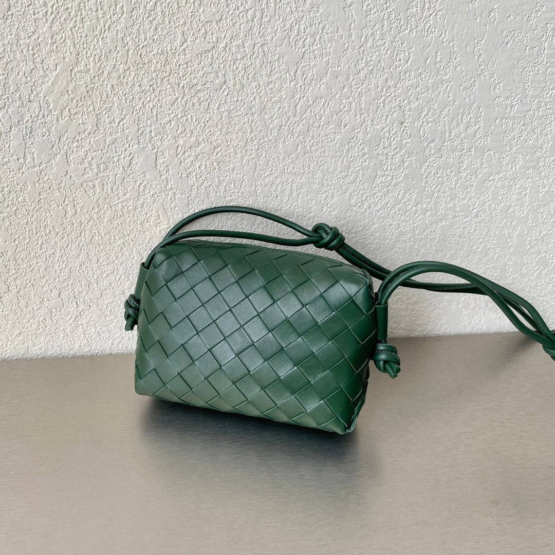 Top Quality Mini Loop Camera Bag Dark Green, For Women, Women’s Bags 6.7in/17cm