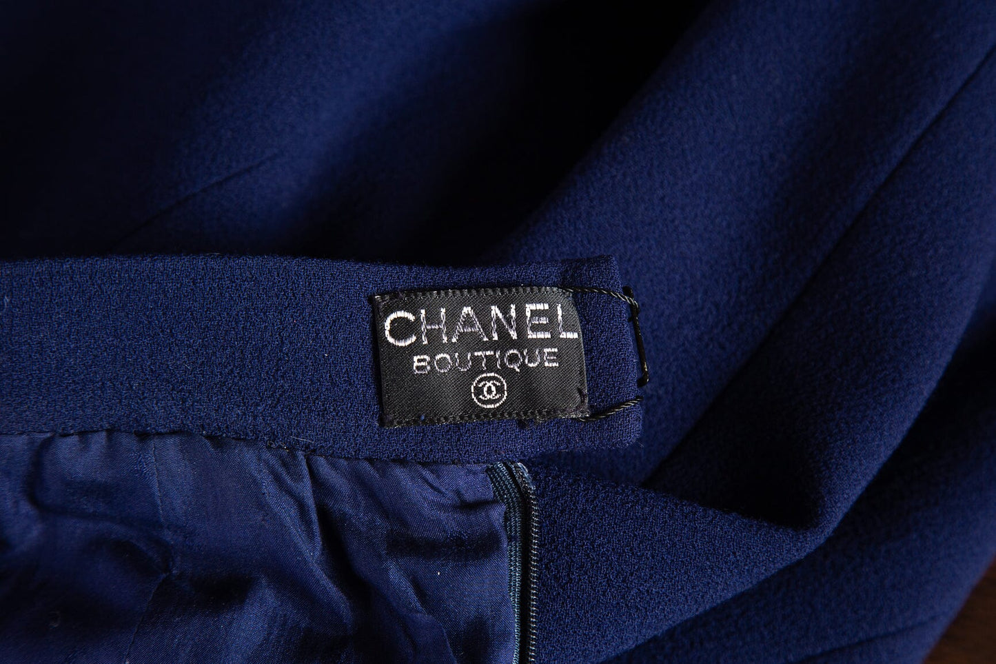 Chanel   Navy Skirt SZ S