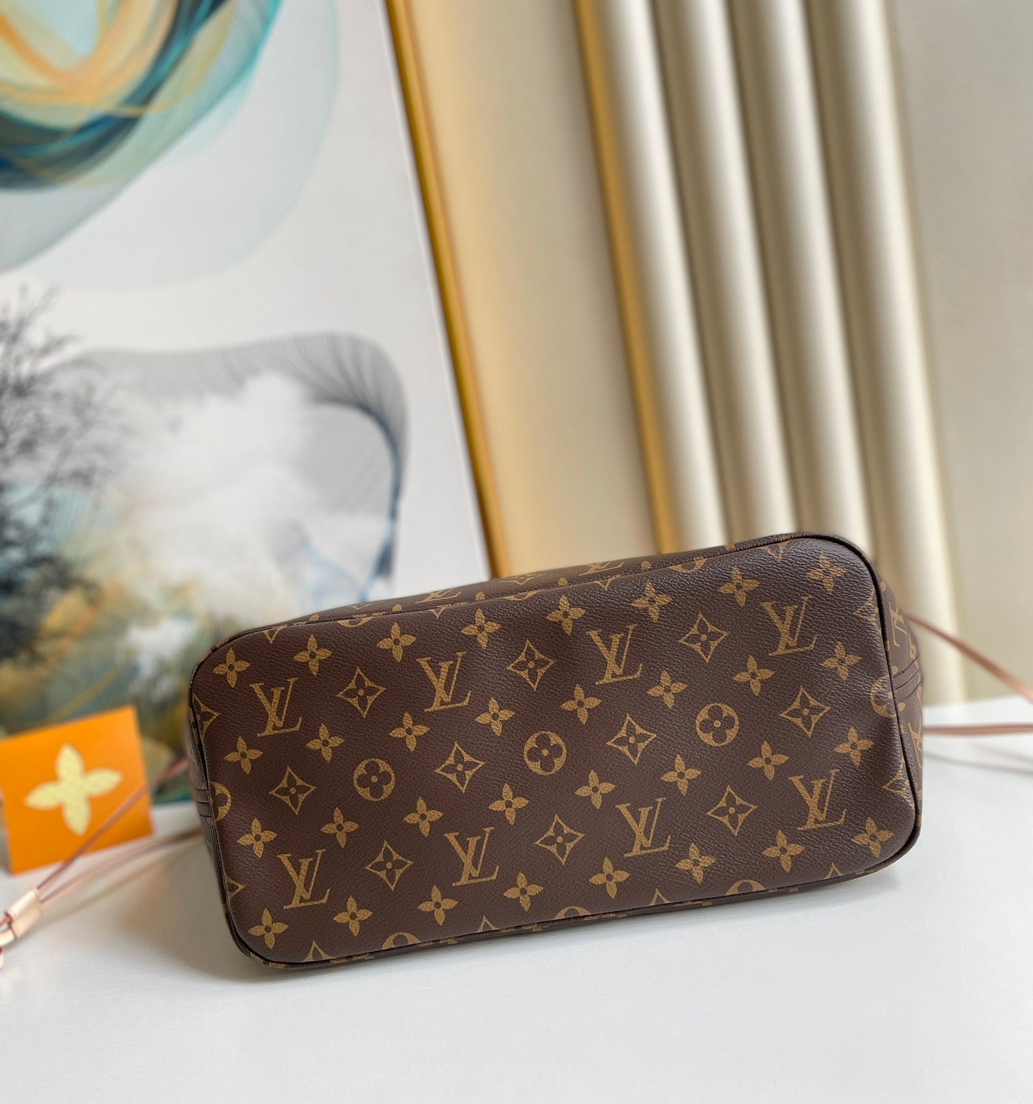 Top Quality Neverfull MM Monogram Canvas Red For Women,  Shoulder Bags 12.6in/31cm Top Quality M41178