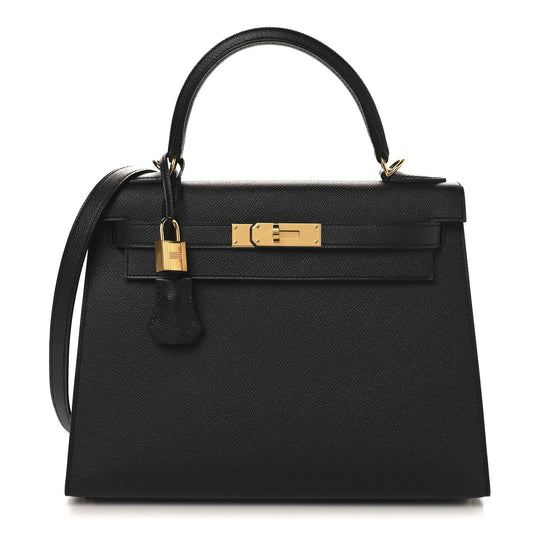 Hermes Epsom Kelly Sellier 28 Black