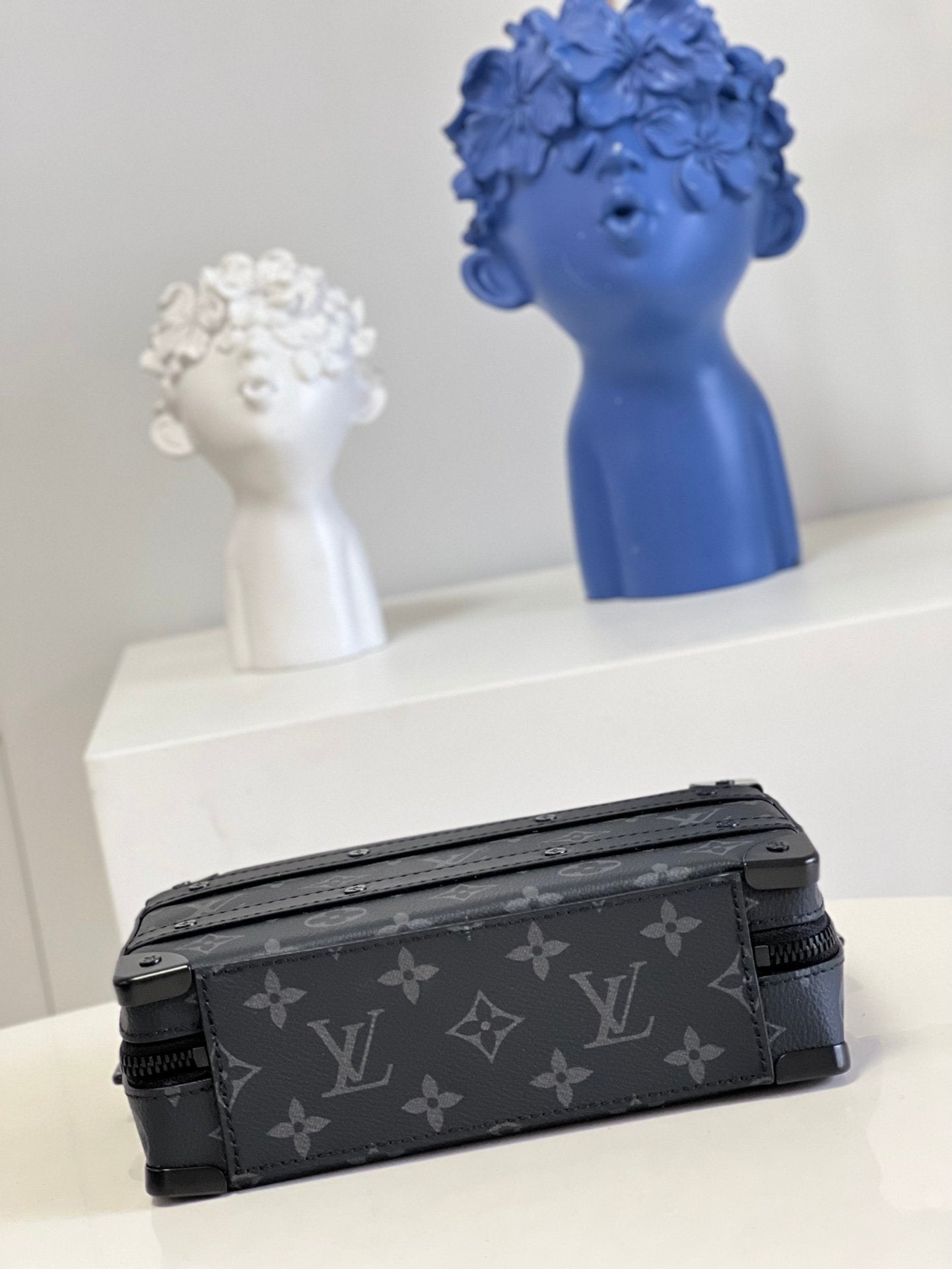 Top Quality Handle Soft Trunk Monogram Eclipse For Men, Bags 8.5in/22cm Top Quality M45935
