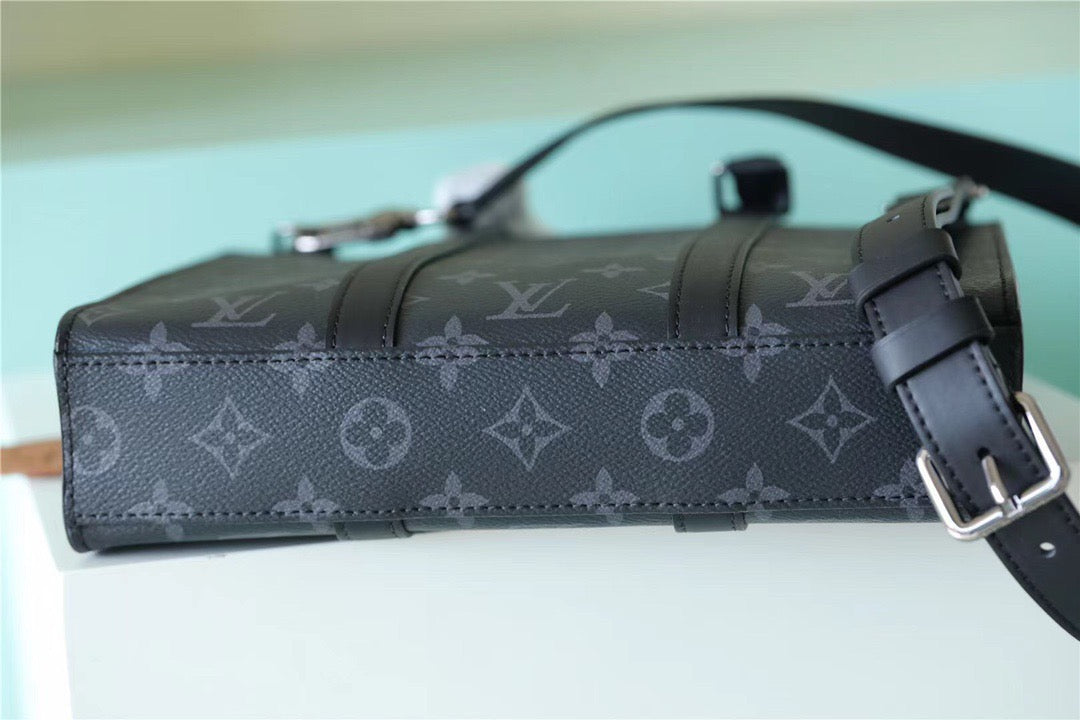 Top Quality Sac Plat Cross Monogram Eclipse Reverse Canvas For Men, Bags, Shoulder And Crossbody Bags 11.2in/28.5cm Top Quality M59664